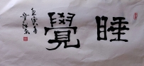 【童驛采壬寅年寫意書法總匯】【睡覺】【售价2000RMB】